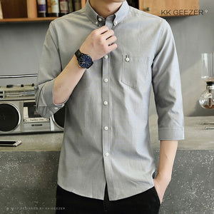 Men's Shirt Three Quarter Formal 2020