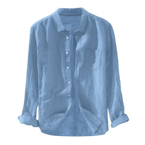2020 Summer Plus Size Men's Baggy Solid Cotton